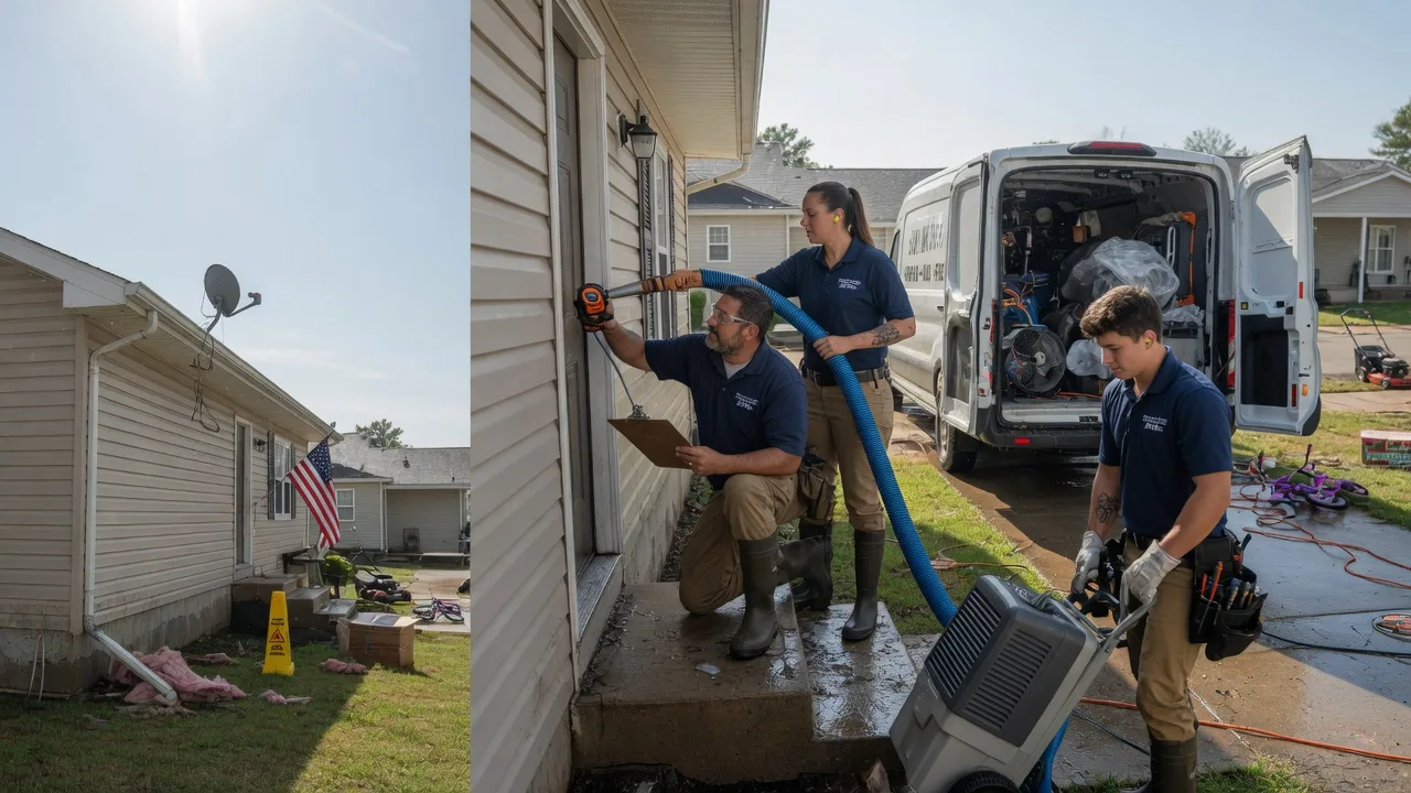 Ceiling Water Damage Restoration in Argonne, WI near me